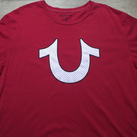 True Religion T-Shirt Mesh U Size 2XL Jeans T-Shirt - Picture 2 of 7